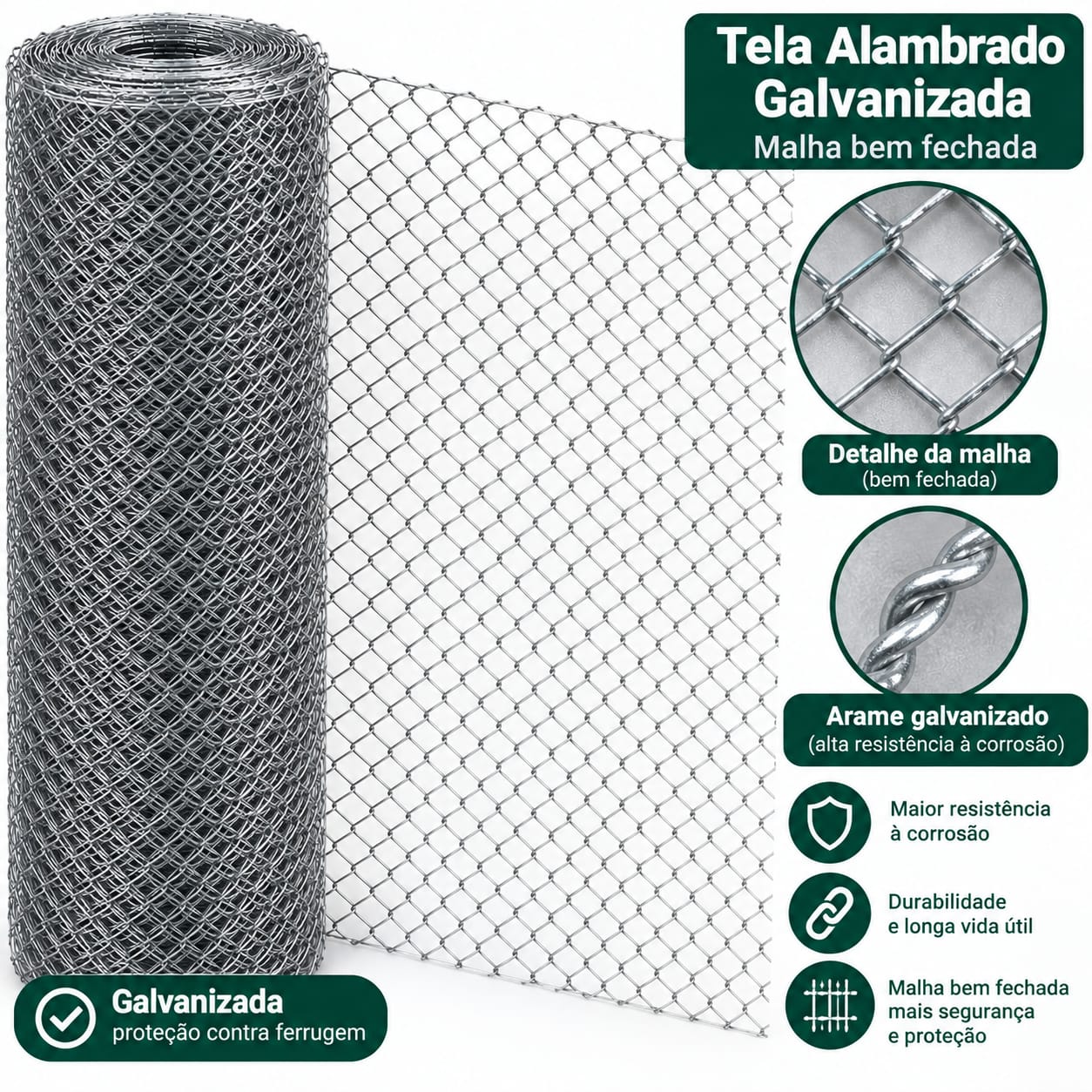 Tela alambrado viveiro — Casa das Telas, foto 26