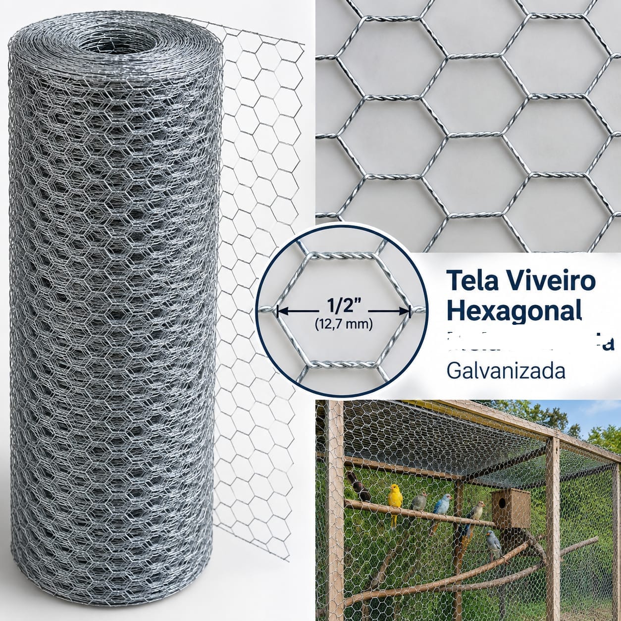 Tela viveiro galvanizada — Casa das Telas, foto 49